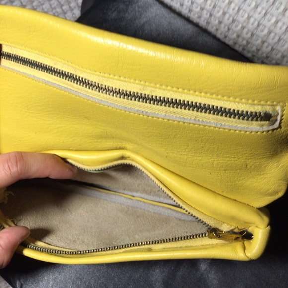 Vintage Leather Clutch JT - Picture 7 of 7